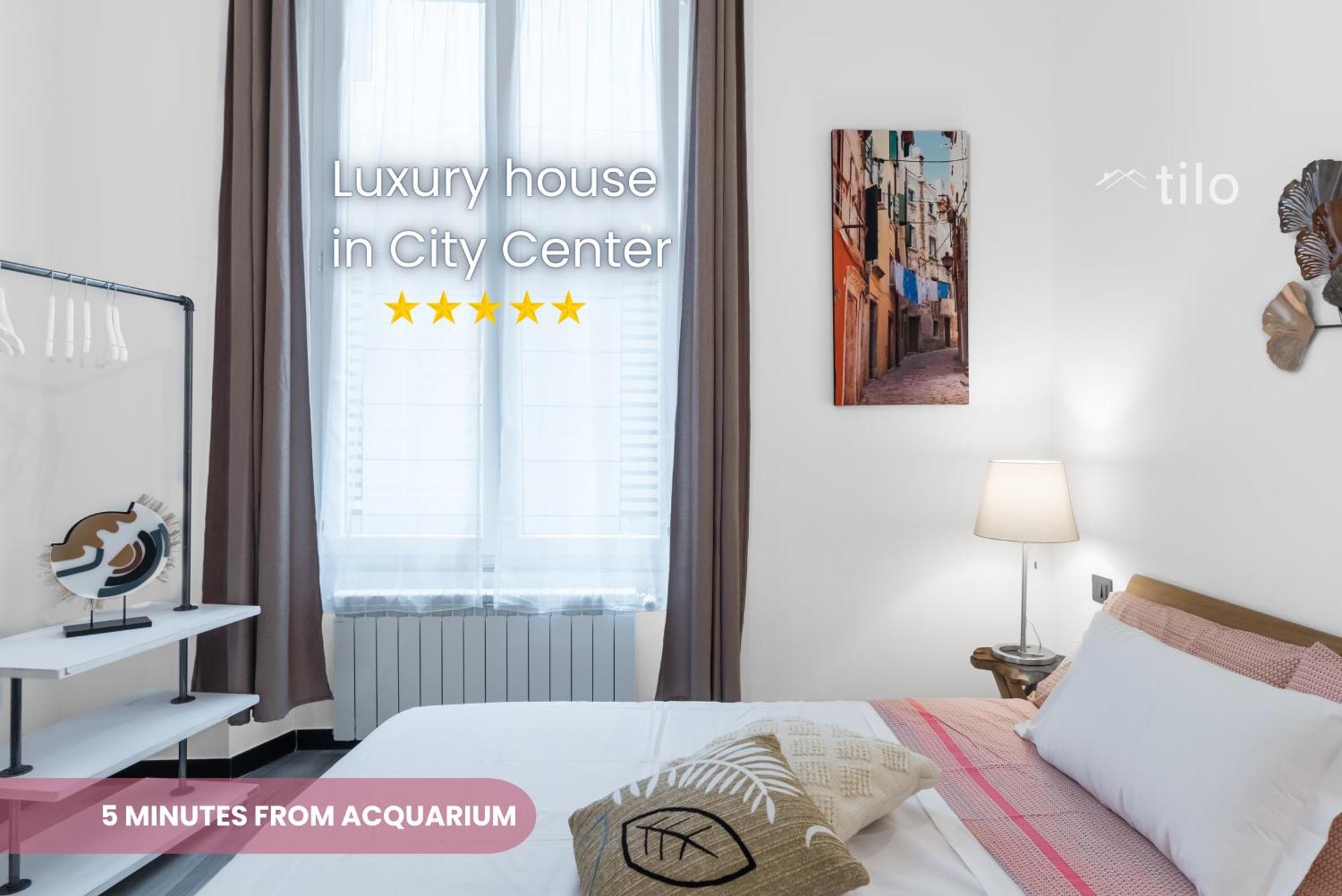 Acquario 5 Minuti, 1Br , Free A-C, Wifi & Netflix "City Center" By Tilo Genoa Exterior photo